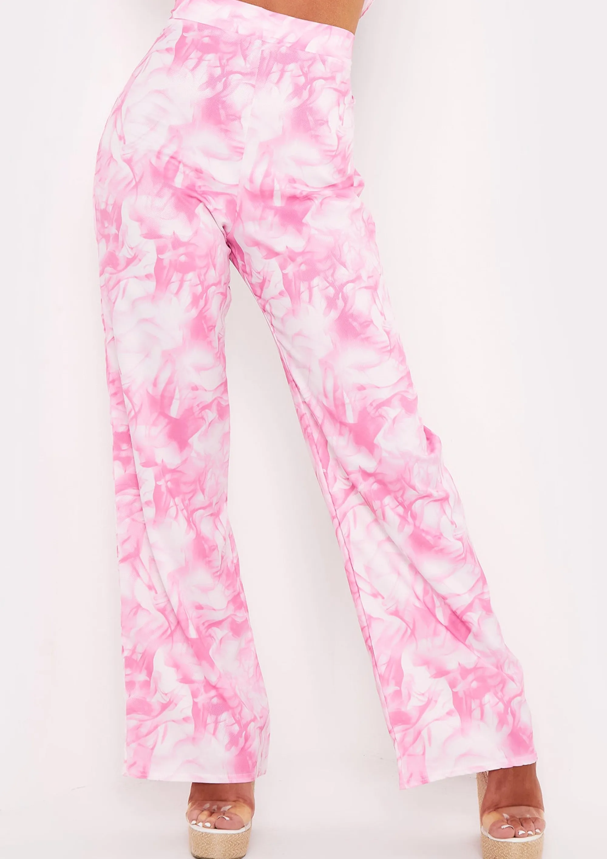 Missy Empire Kimber Print Straight Leg Trousers^Women Trousers