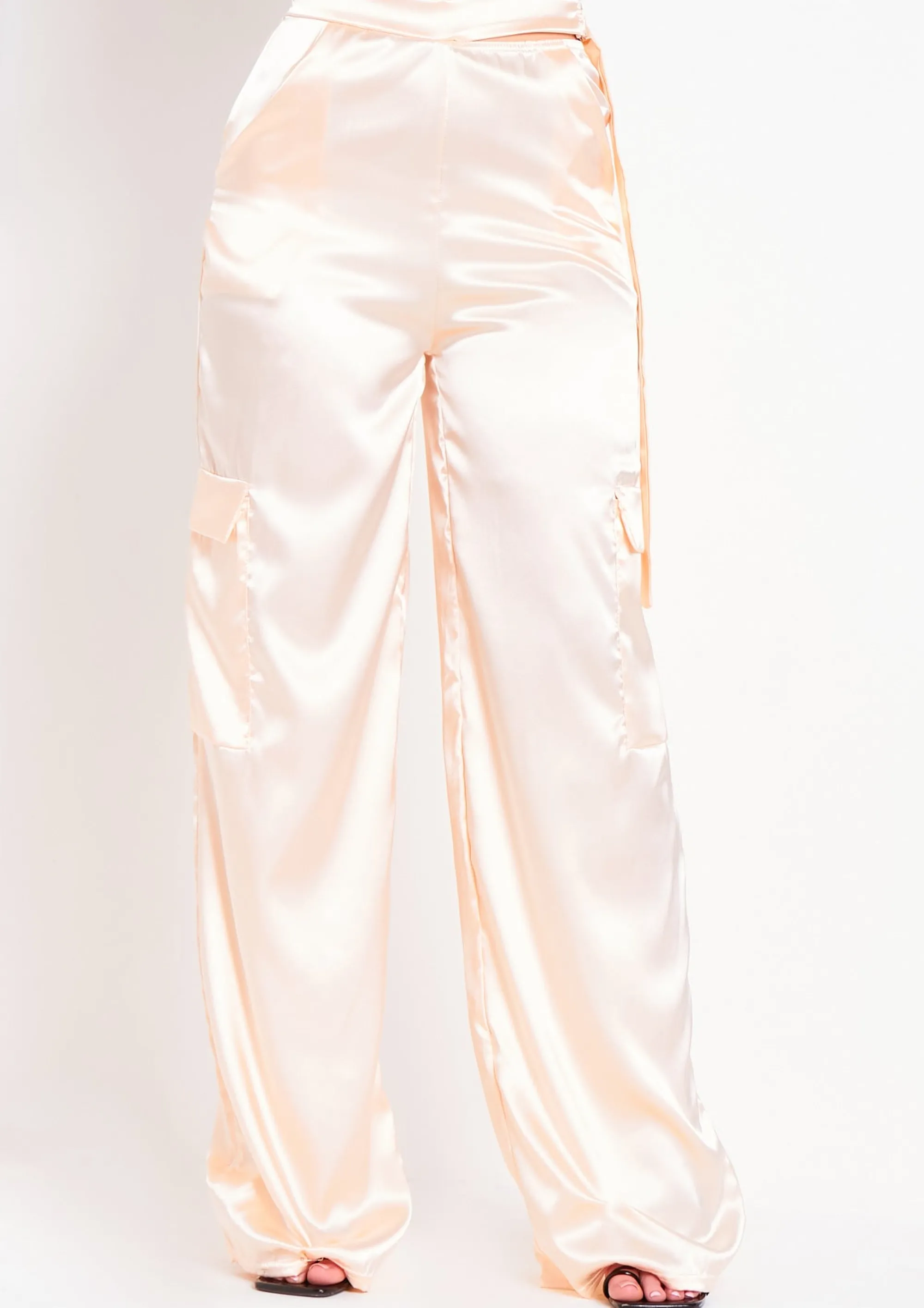 Missy Empire Kyla Stone Cut Out Detail Cargo Pants^Women Trousers