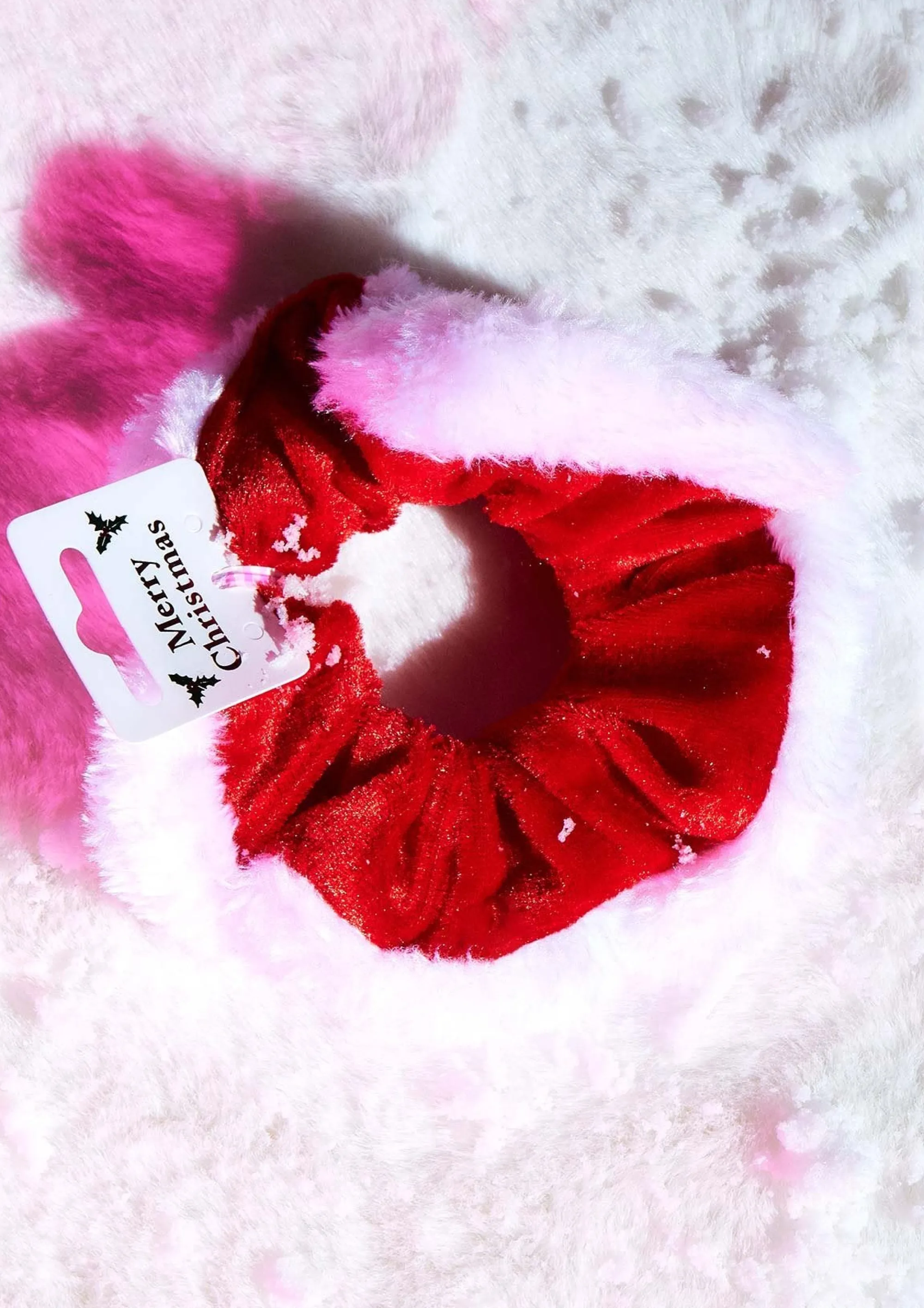Missy Empire Noella Red Velvet Christmas Scrunchie^Women Hair Accessories
